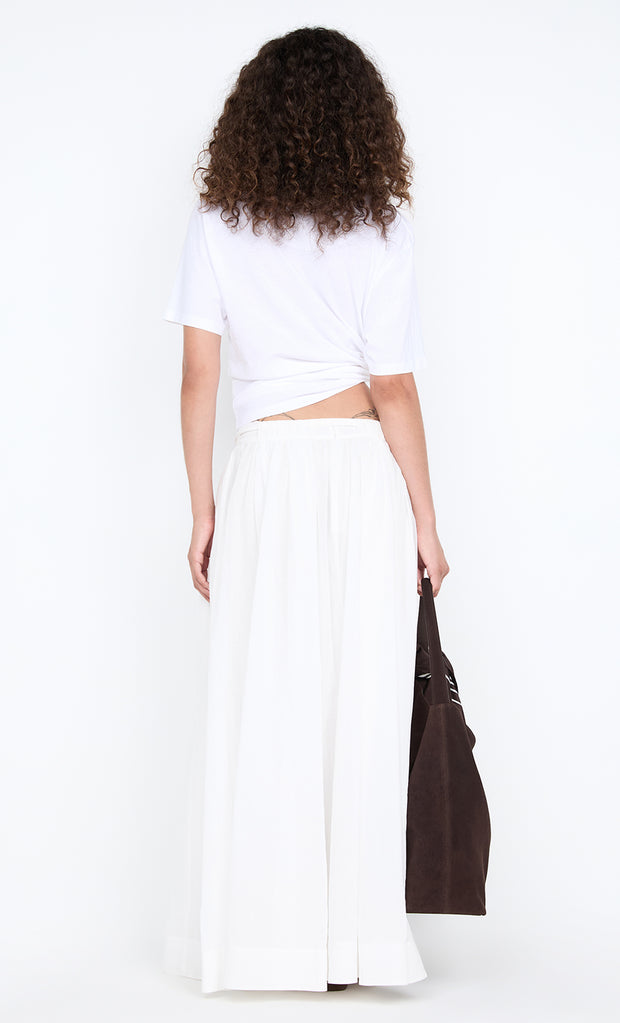 LYNNA MAXI SKIRT - WHITE