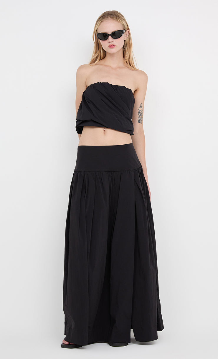 DANTE MAXI SKIRT - BLACK