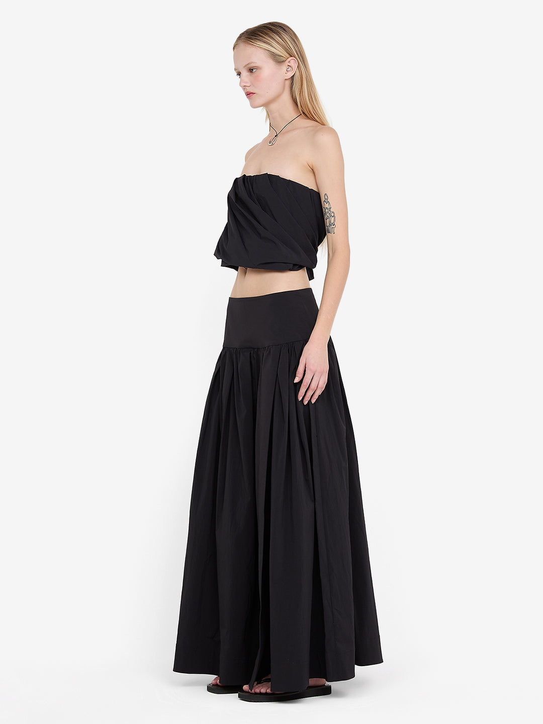 DANTE MAXI SKIRT - BLACK