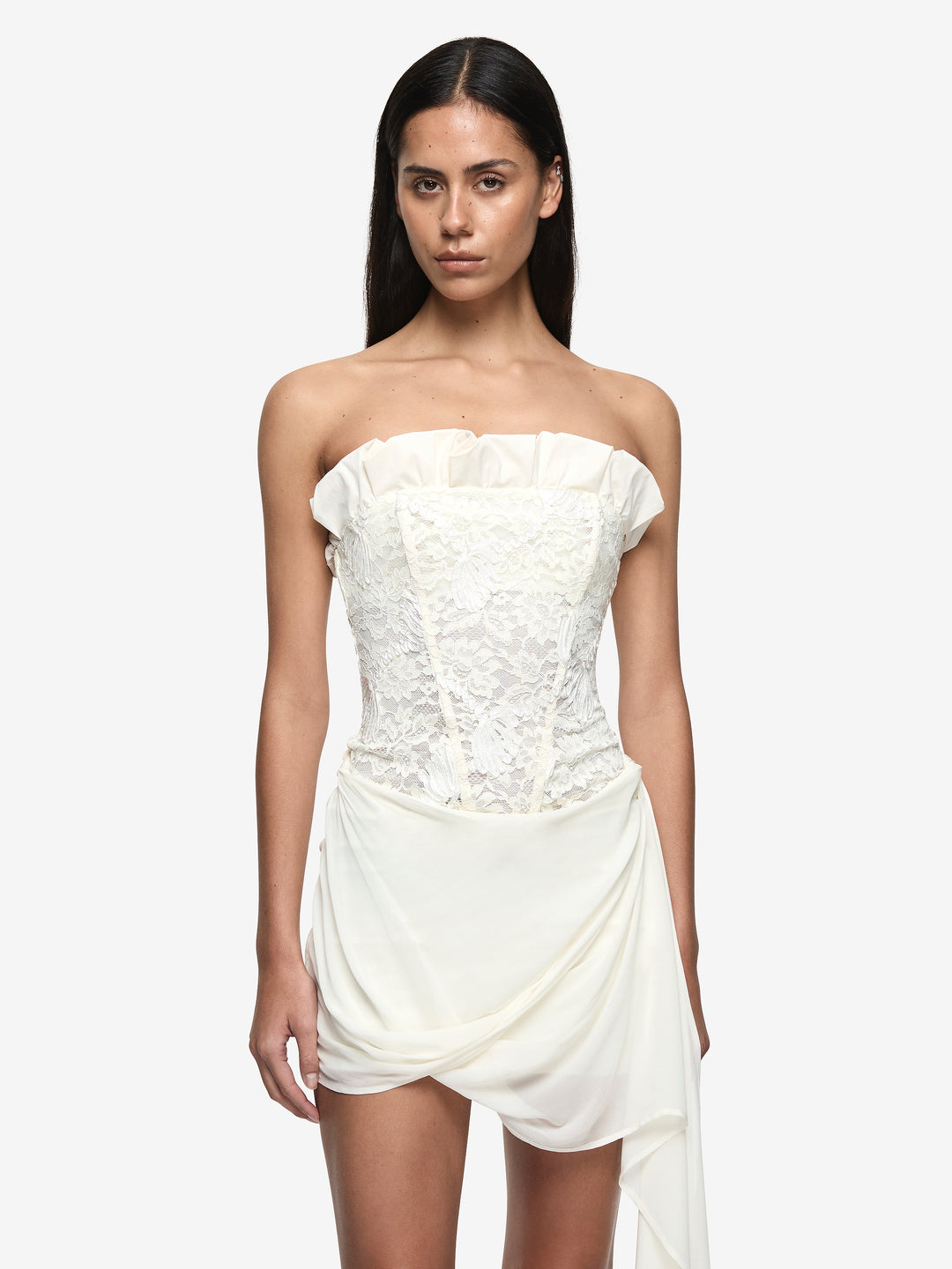 JULIET CORSET MINI DRESS - CANNOLI
