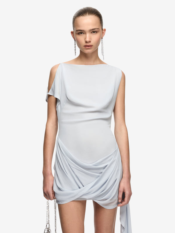 CONNI ASYM MIDI DRESS