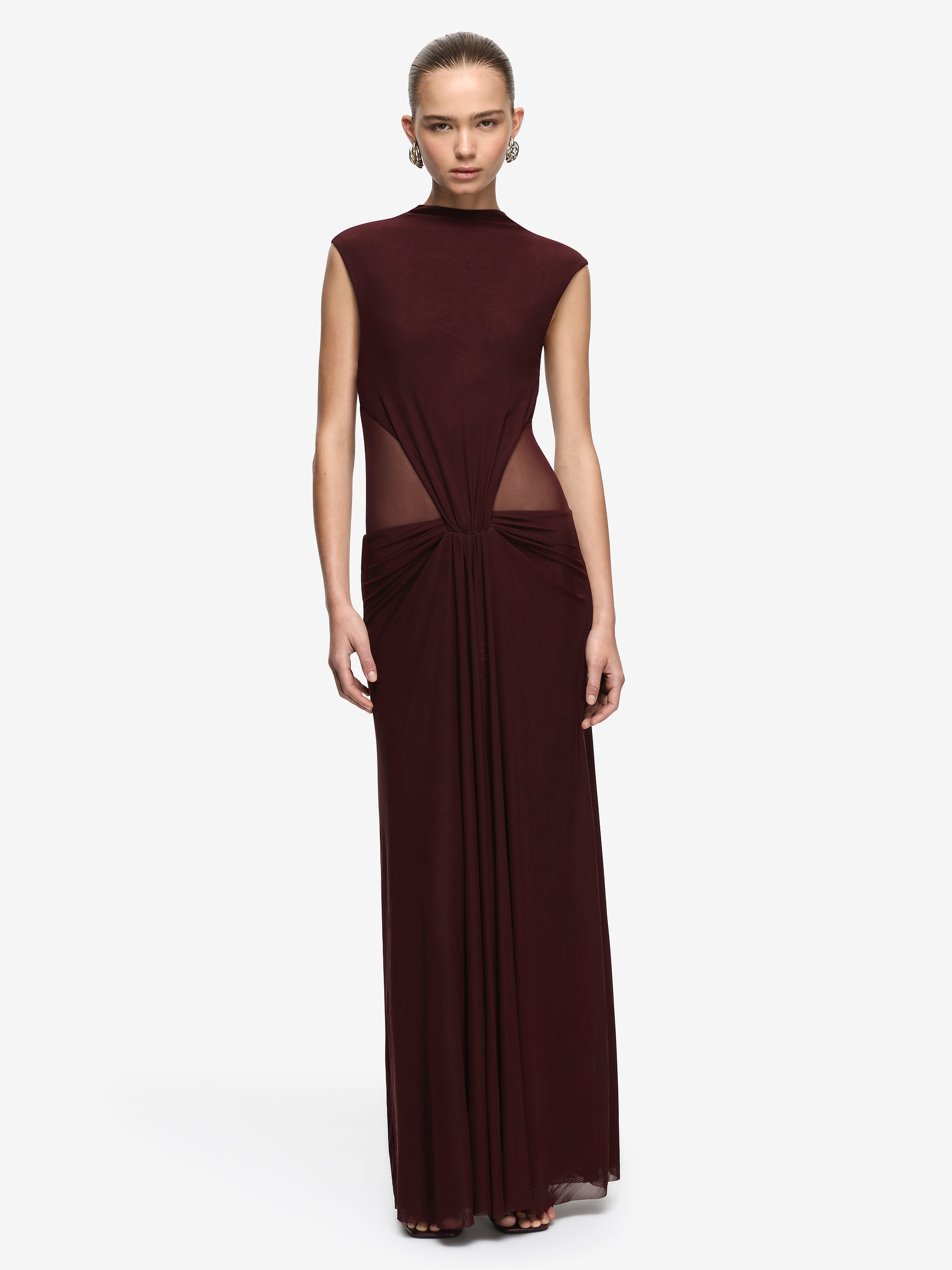 ODEA GATHERED MAXI DRESS