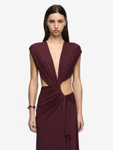 ODEA MAXI DRESS - PLUM