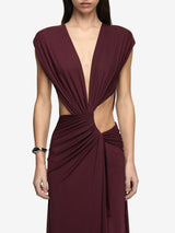 ODEA MAXI DRESS - PLUM