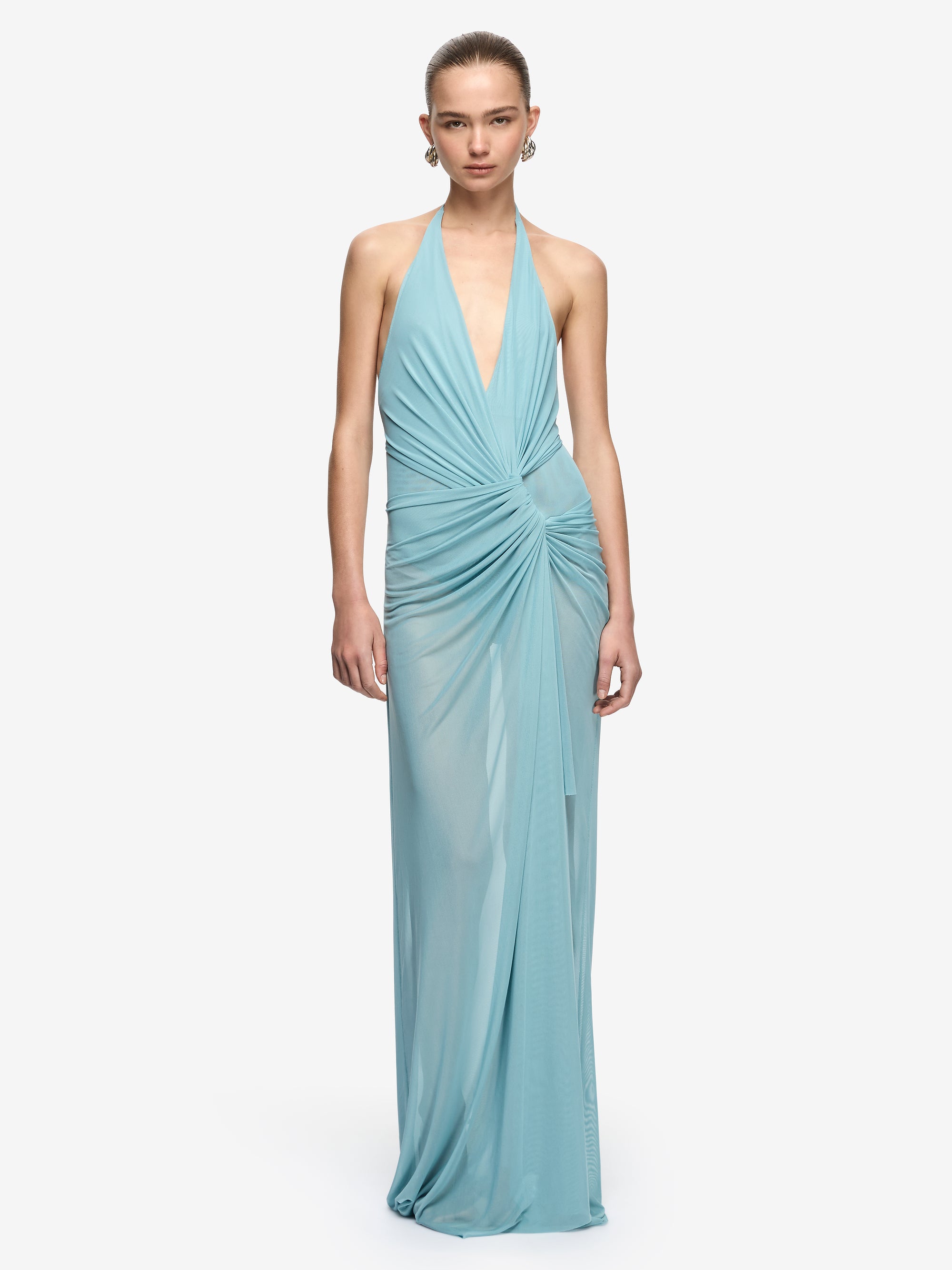 XANTHI V NECK MAXI DRESS