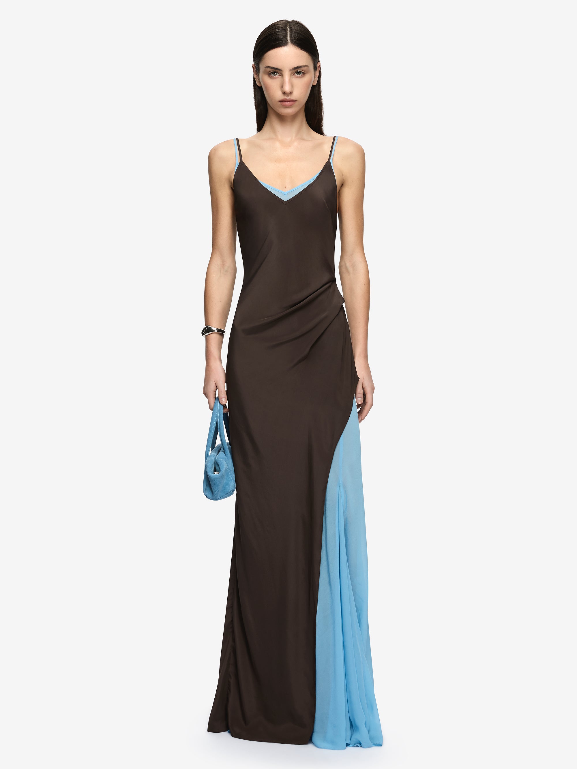CLIO LAYERED MAXI DRESS
