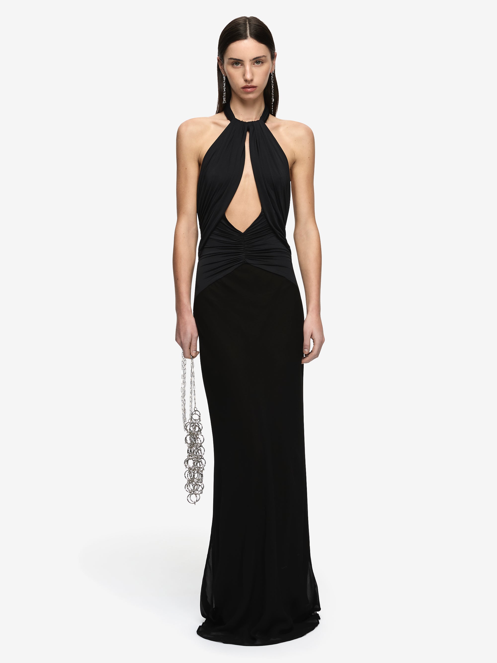 THALIA HALTER MAXI DRESS