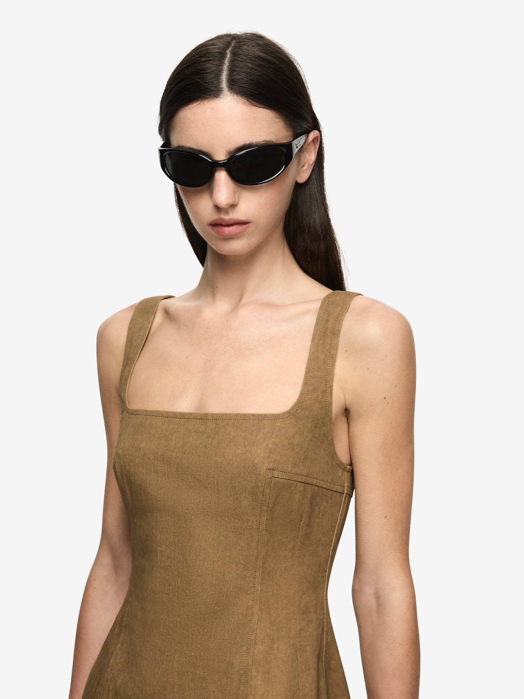 SILAS MINI DRESS - OLIVE