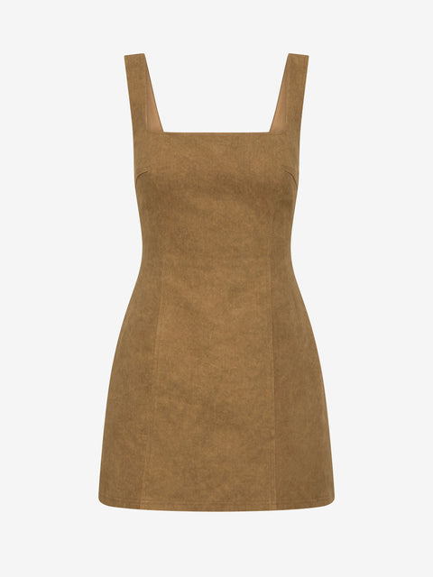 SILAS MINI DRESS - OLIVE