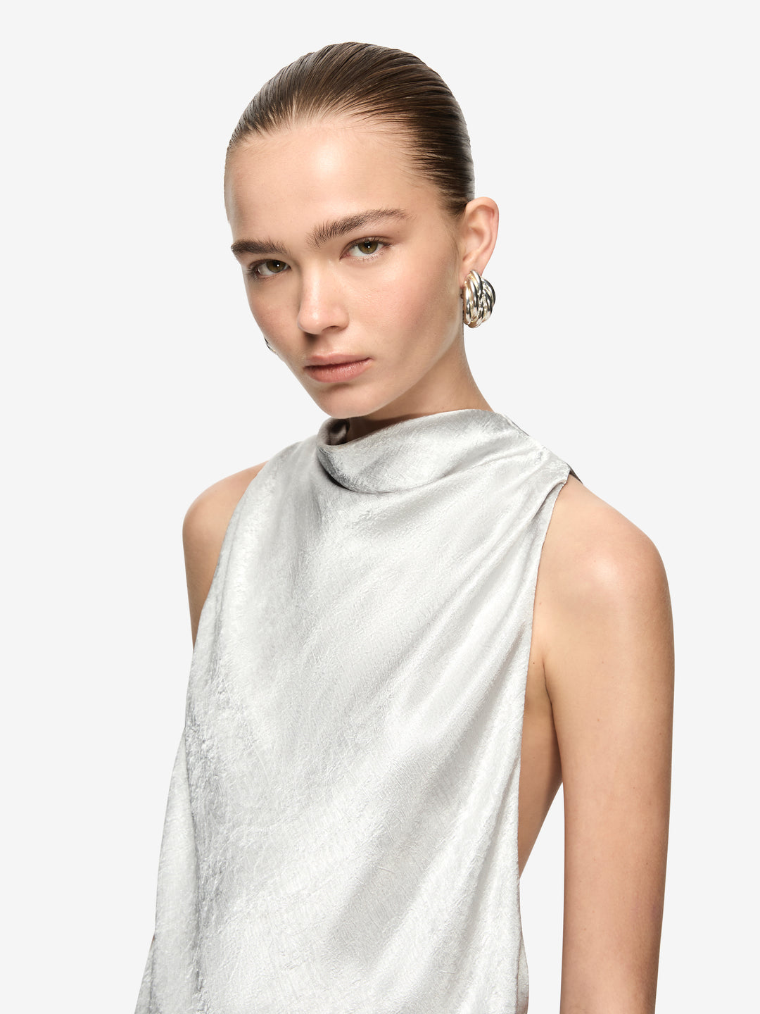 JUNA MAXI DRESS - SILVER