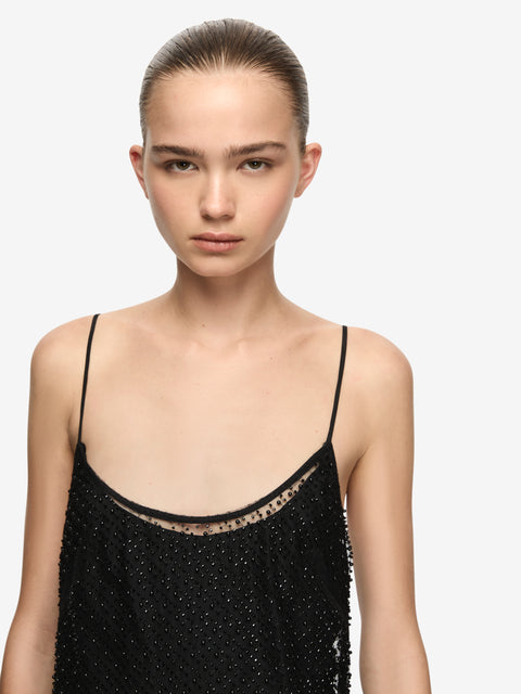 ARTEMI SCOOP MAXI DRESS - BLACK