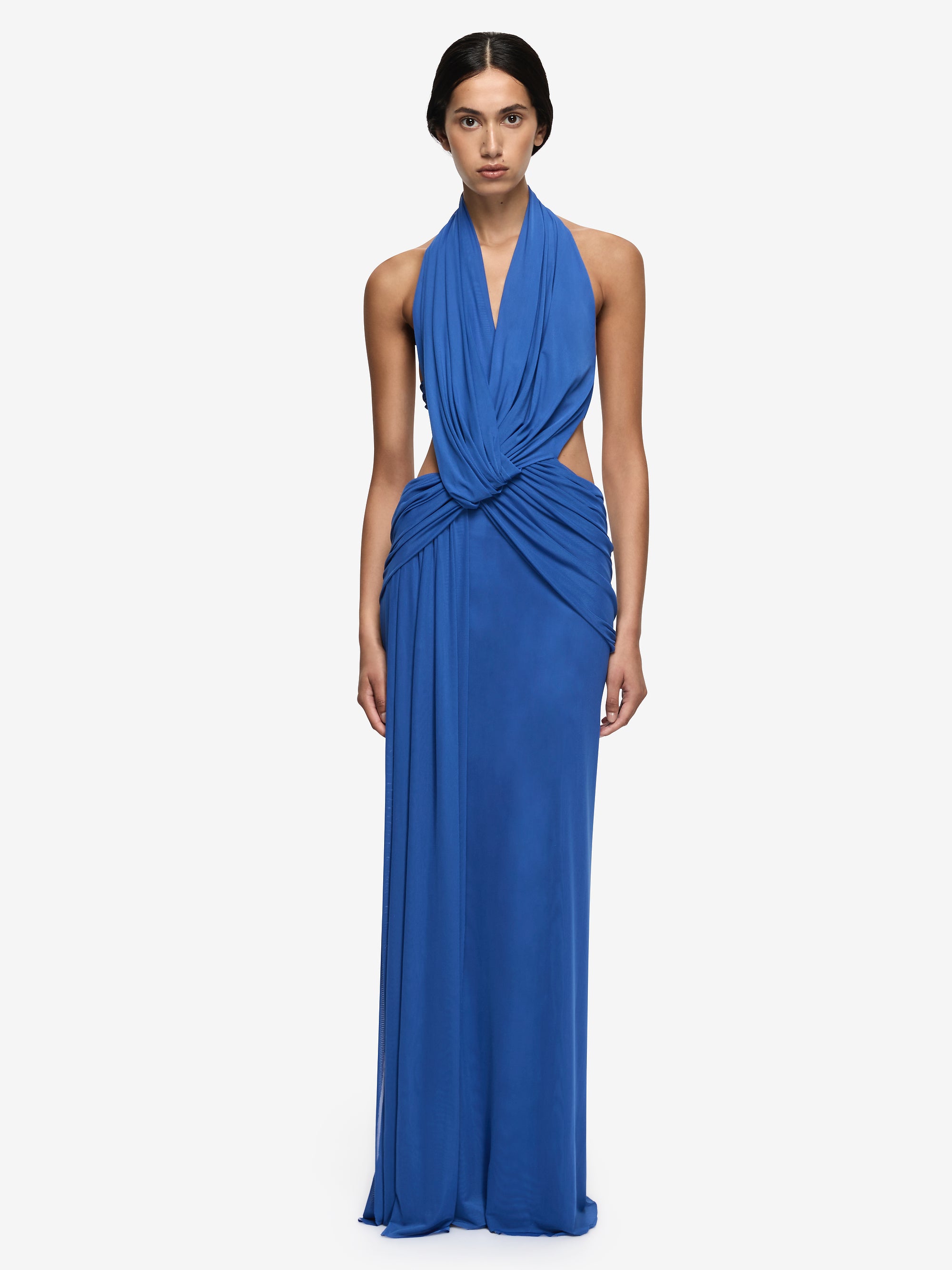 CHARLIZE HALTER MAXI DRESS