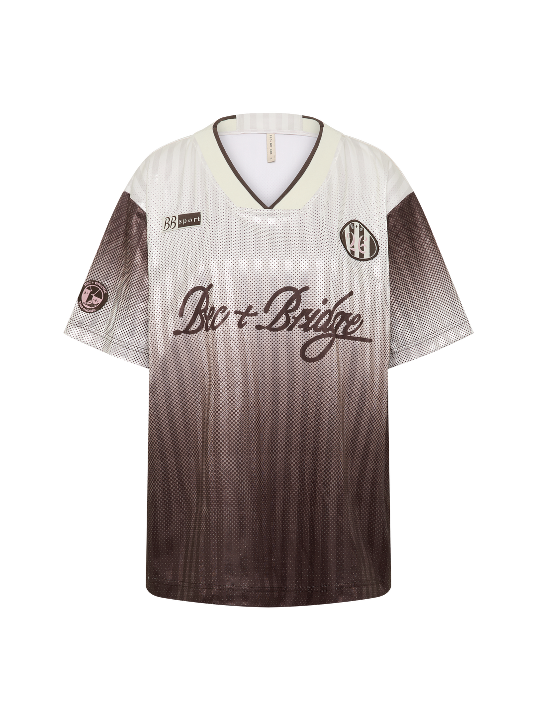 ZELIA JERSEY T SHIRT - BITTER CHOC OMBRE