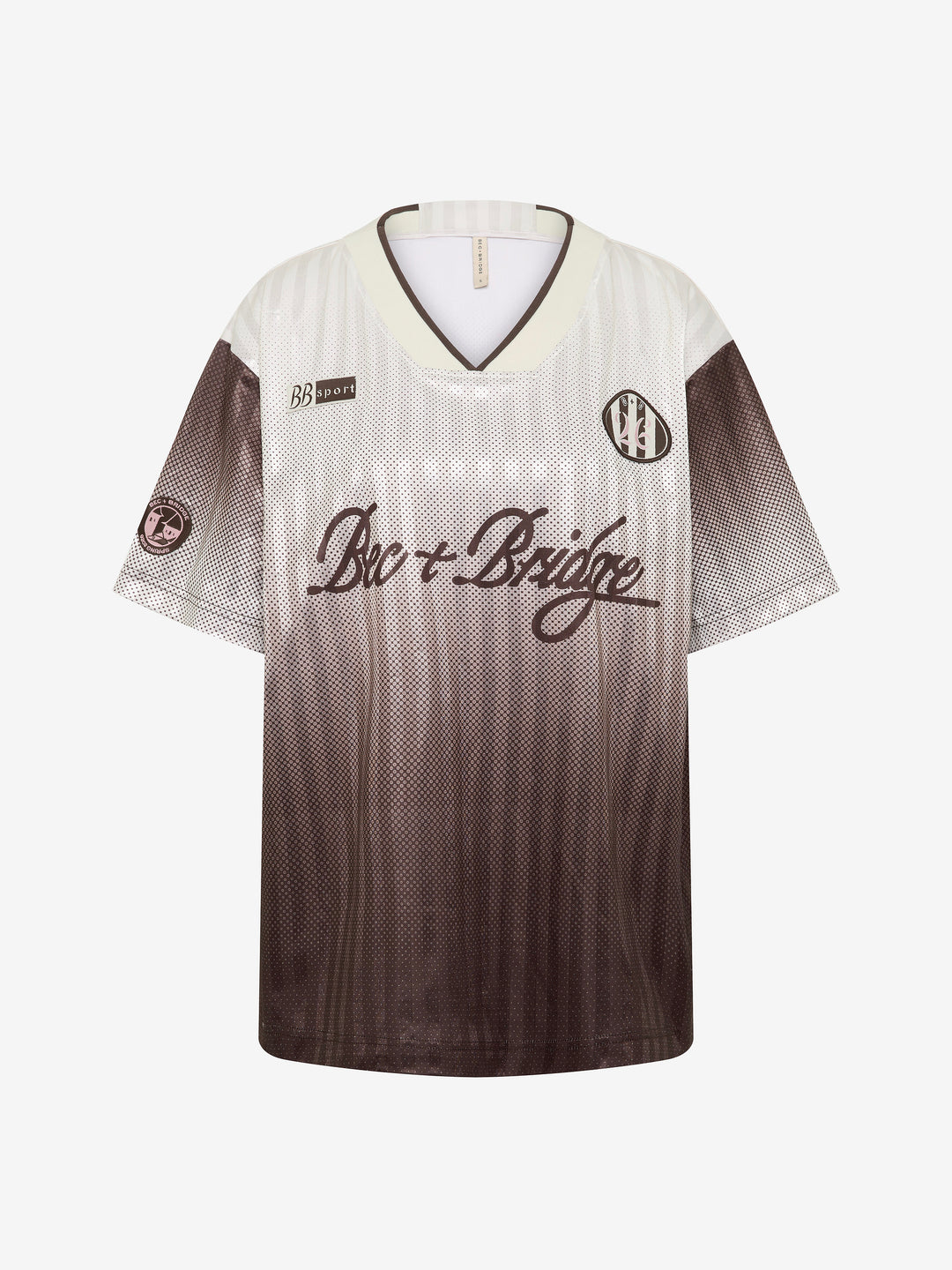 ZELIA JERSEY T SHIRT - BITTER CHOC OMBRE
