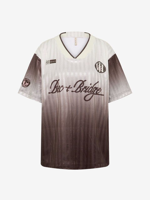 ZELIA JERSEY T SHIRT - BITTER CHOC OMBRE