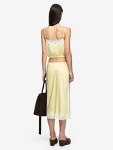 ZANA TOP - LEMON CREAM/IVORY