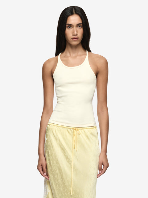 AZURI RACER BACK TOP - WHITE