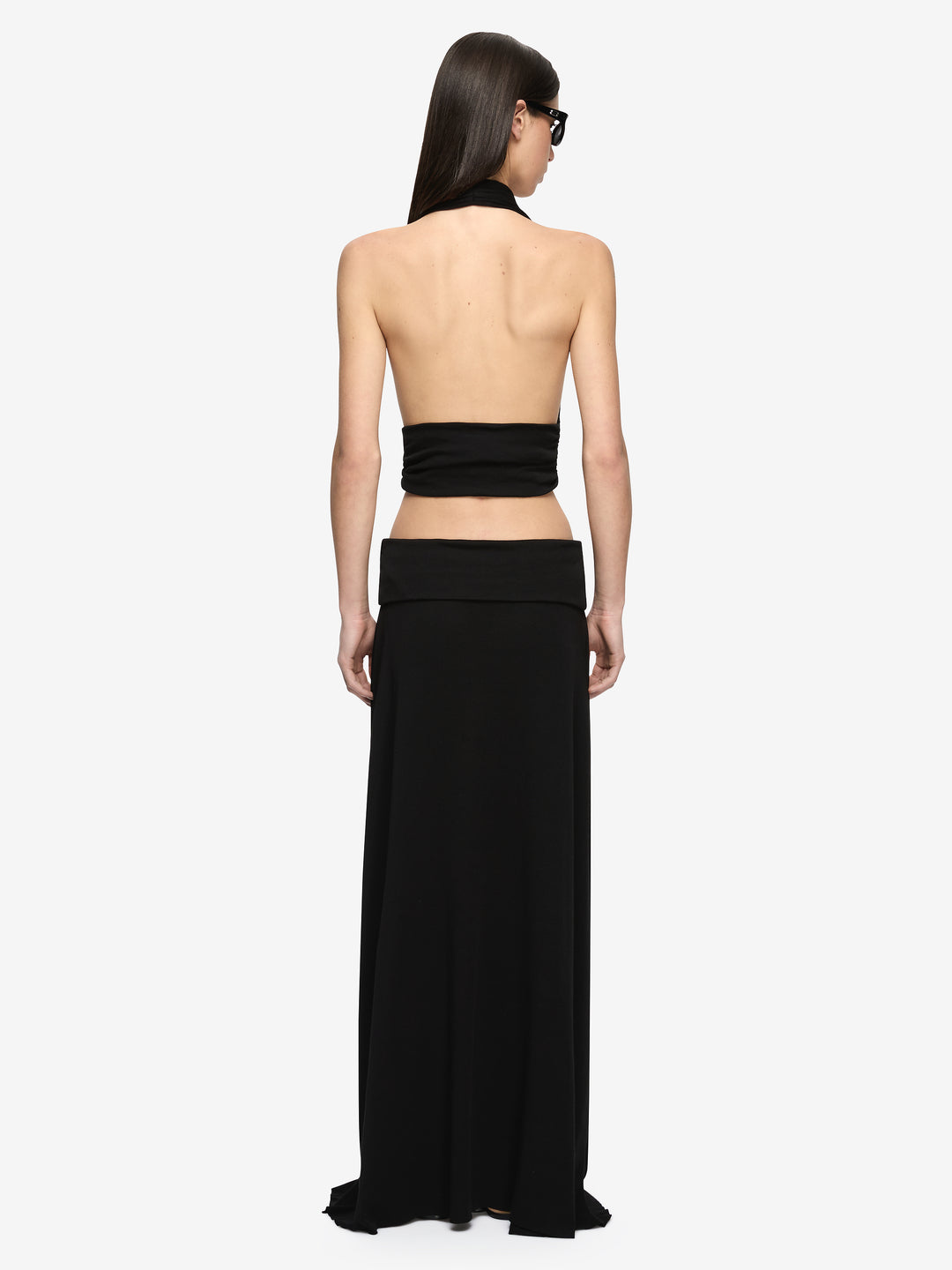 XENNA MAXI SKIRT - BLACK