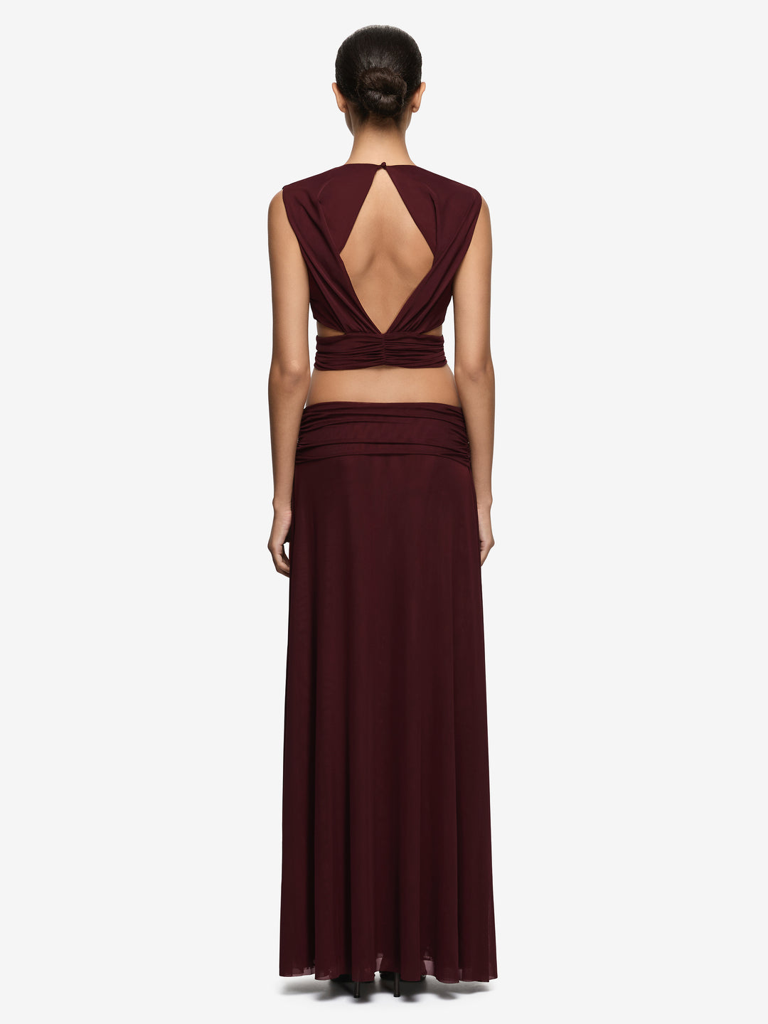 ZHARA V TOP - PLUM