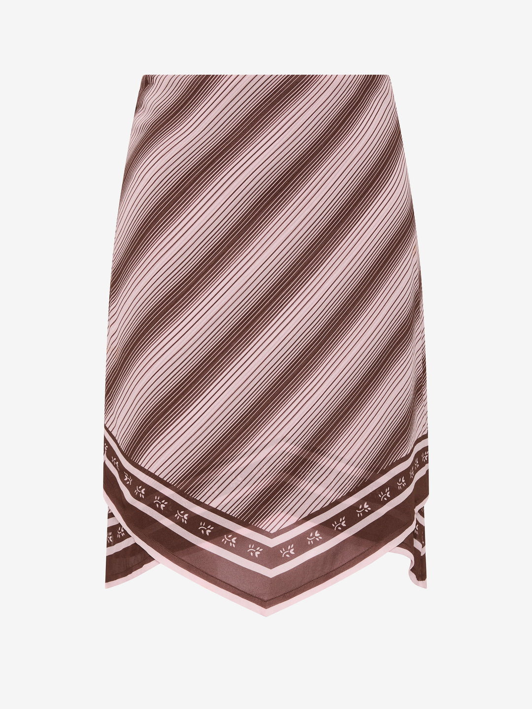 EVELY MIDI SKIRT - GEO SCARF PRINT