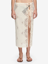 MARIETTA MIDI SKIRT - CREAM