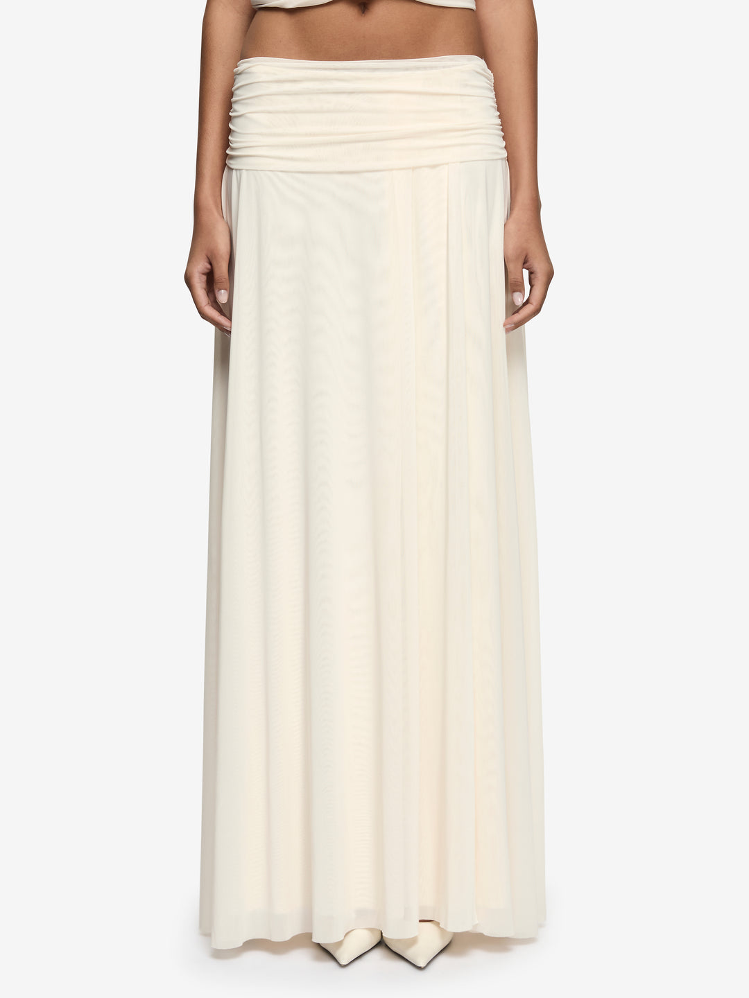 ZHARA MAXI SKIRT - BUTTERCREAM