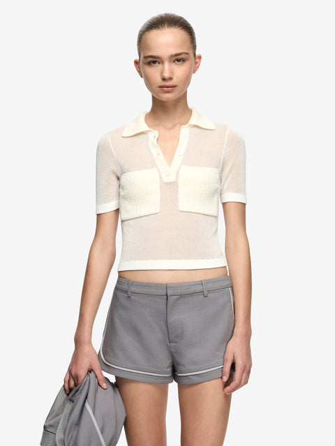 ZYLAN SHORT  - GRANITE/PALE GREY