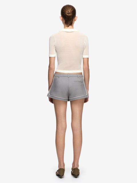 ZYLAN SHORT  - GRANITE/PALE GREY