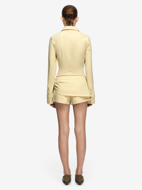 ELENORA MINI SKORT - STRAW