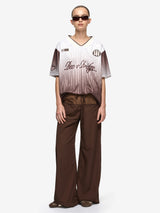 ZELIA JERSEY T-SHIRT - BITTER CHOC OMBRE