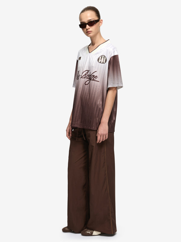 ZELIA JERSEY T-SHIRT - BITTER CHOC OMBRE