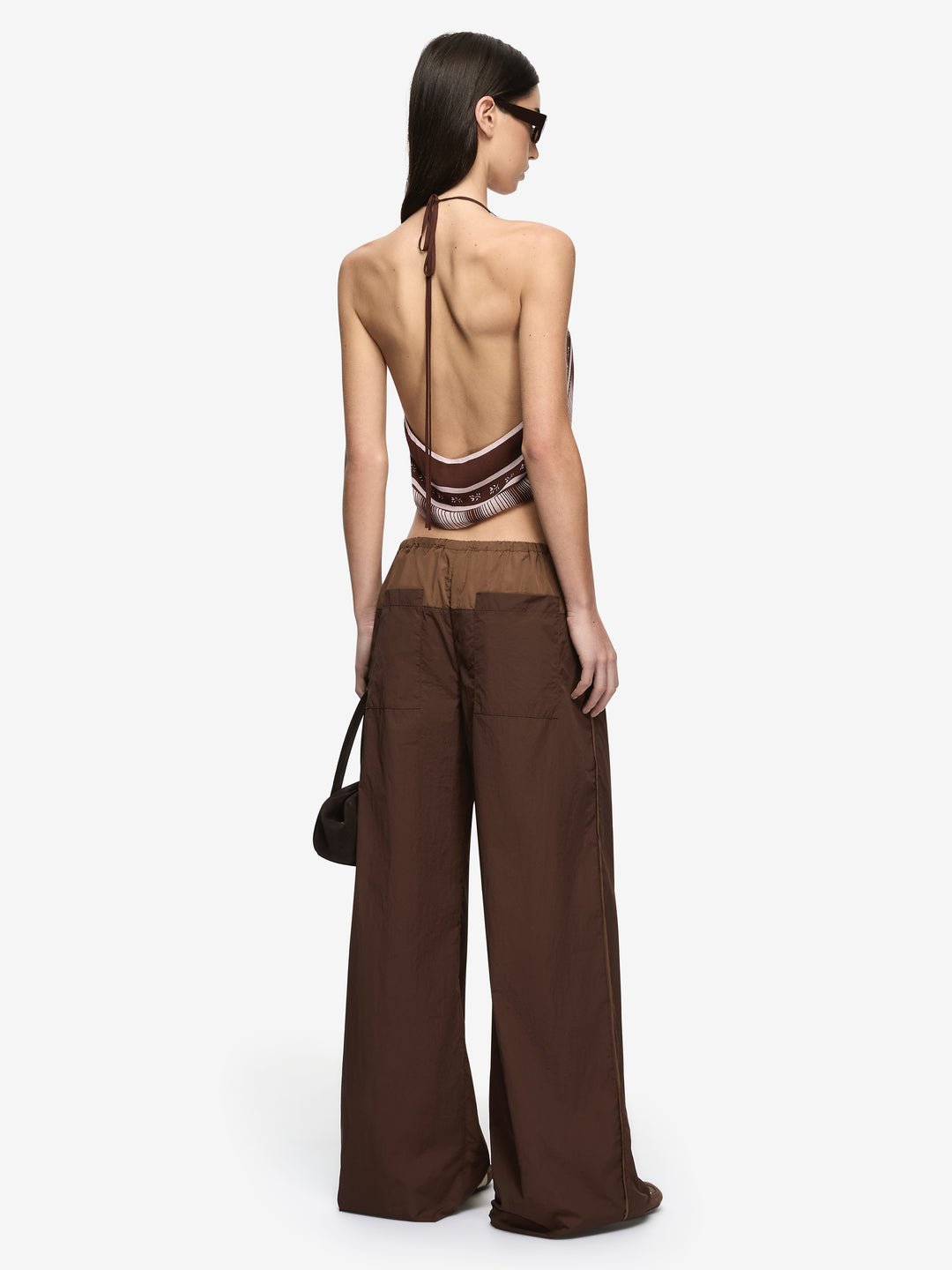 LANEY FOLD PANT - CHOC/COFFEE