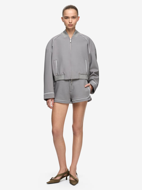 ZYLAN JACKET - GRANITE/PALE GREY
