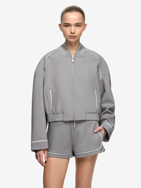 ZYLAN JACKET - GRANITE/PALE GREY