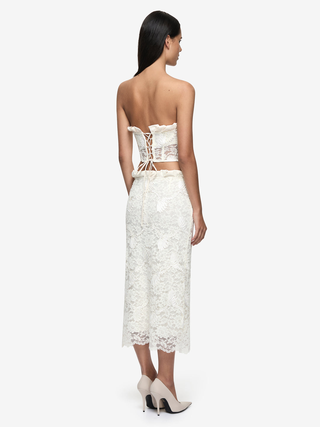 JULIET MIDI SKIRT - CANNOLI