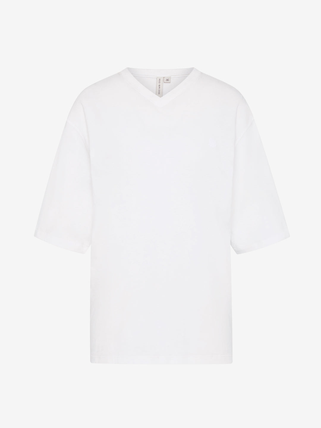 COLE V NECK TEE - IVORY
