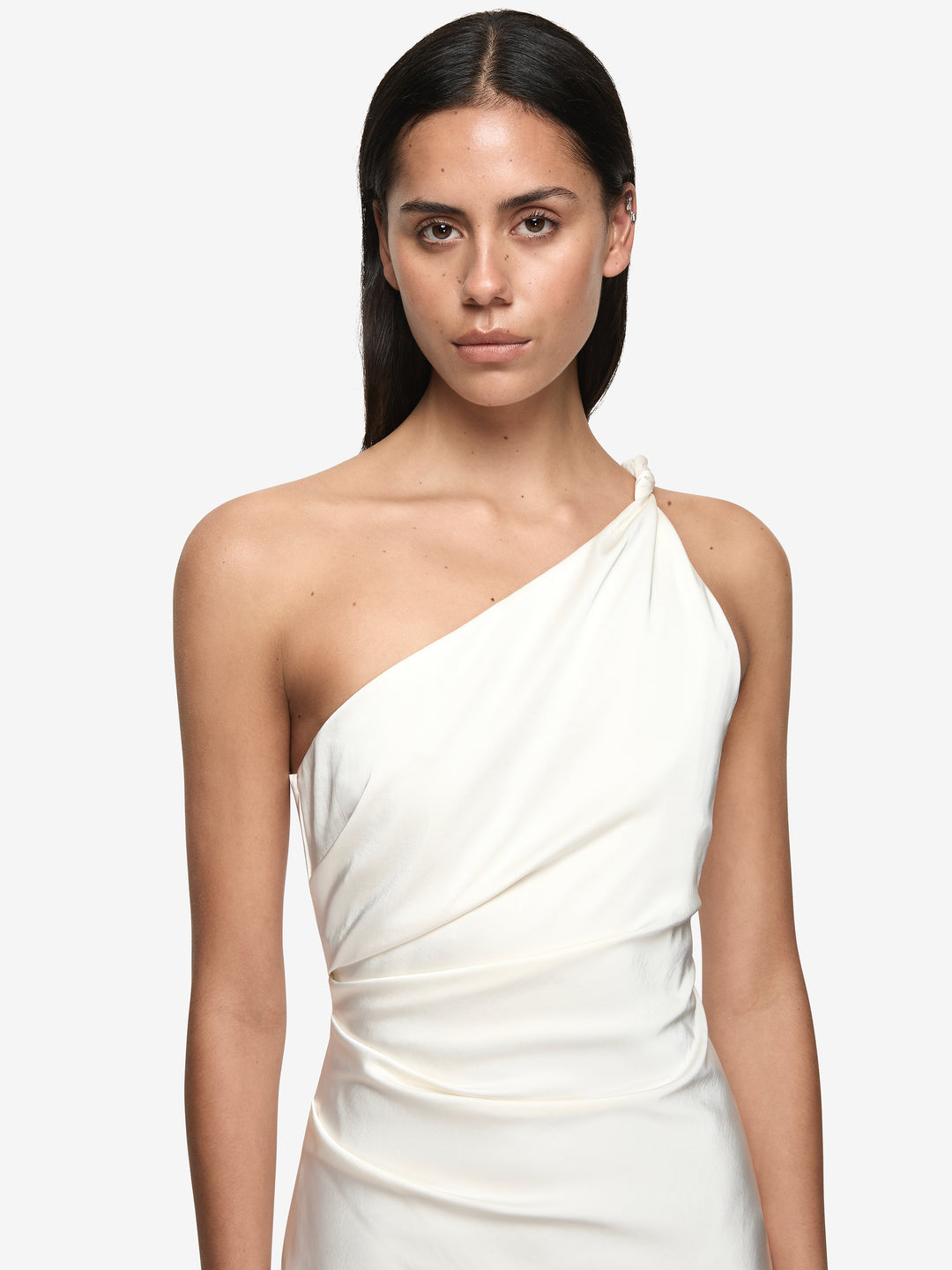 LUNETTA ASYM DRESS - CREAM
