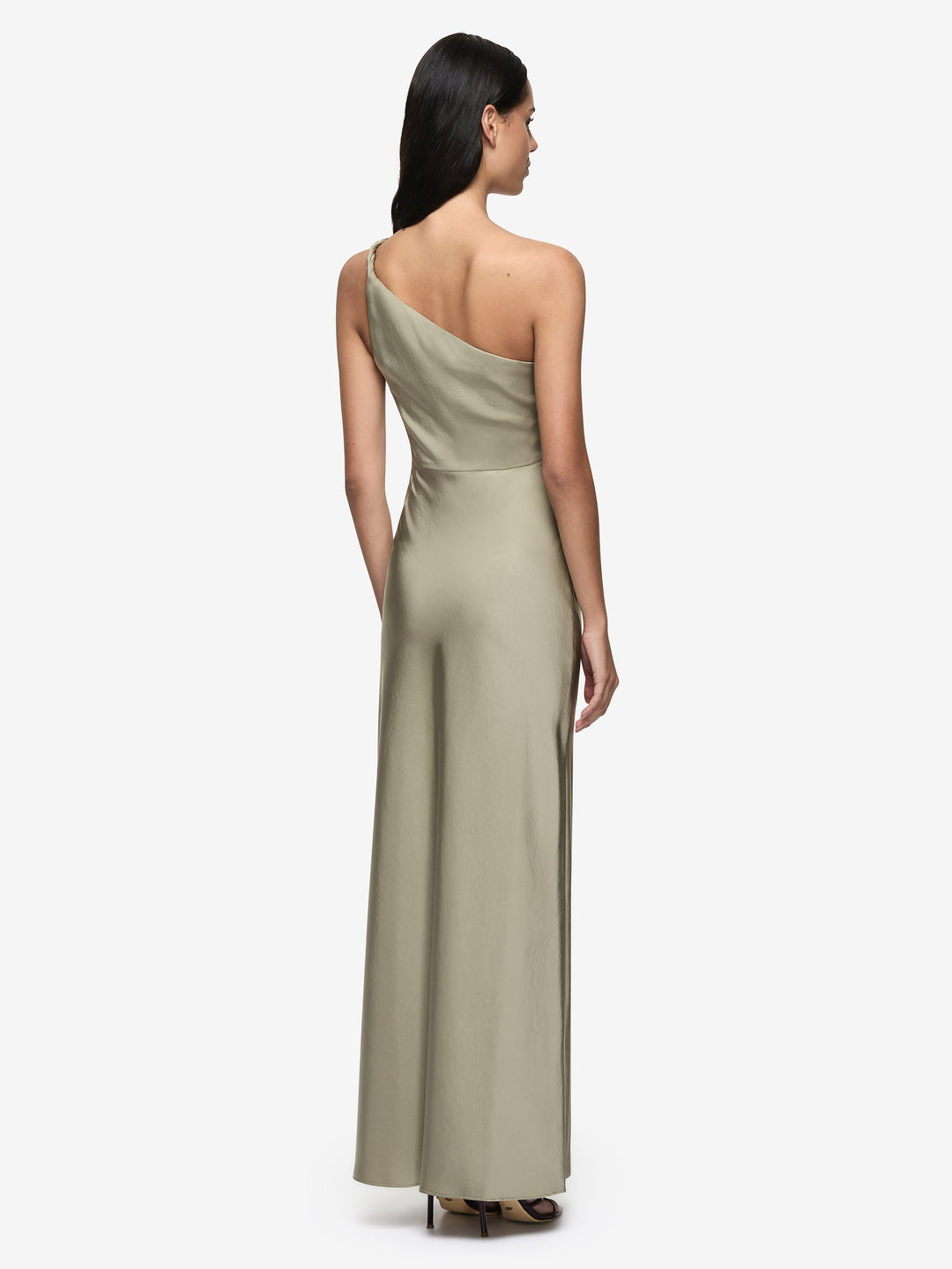 LUNETTA ASYM DRESS - SAGE