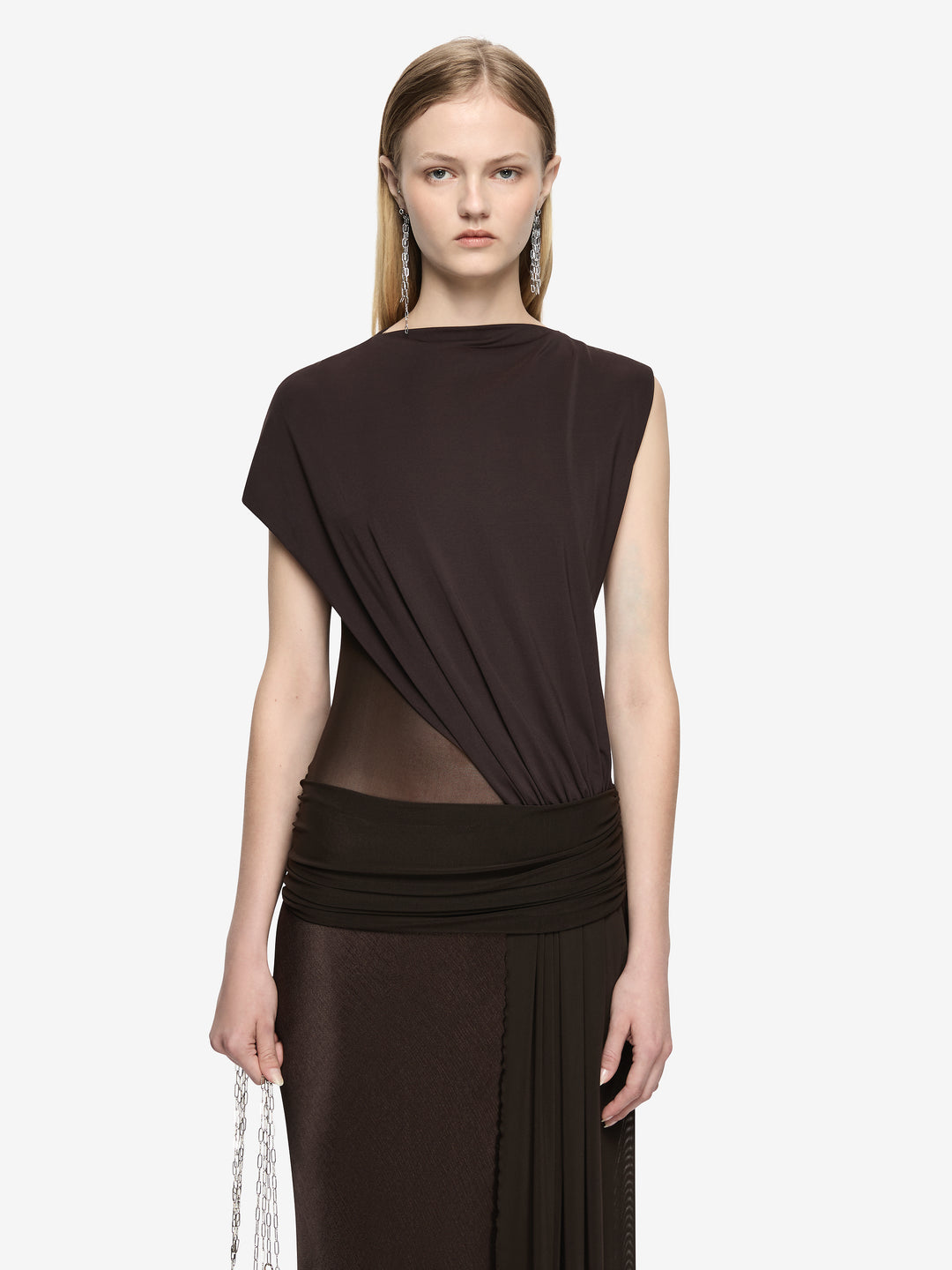 IDRAS MAXI DRESS - DARK CHOC/ESPRESSO