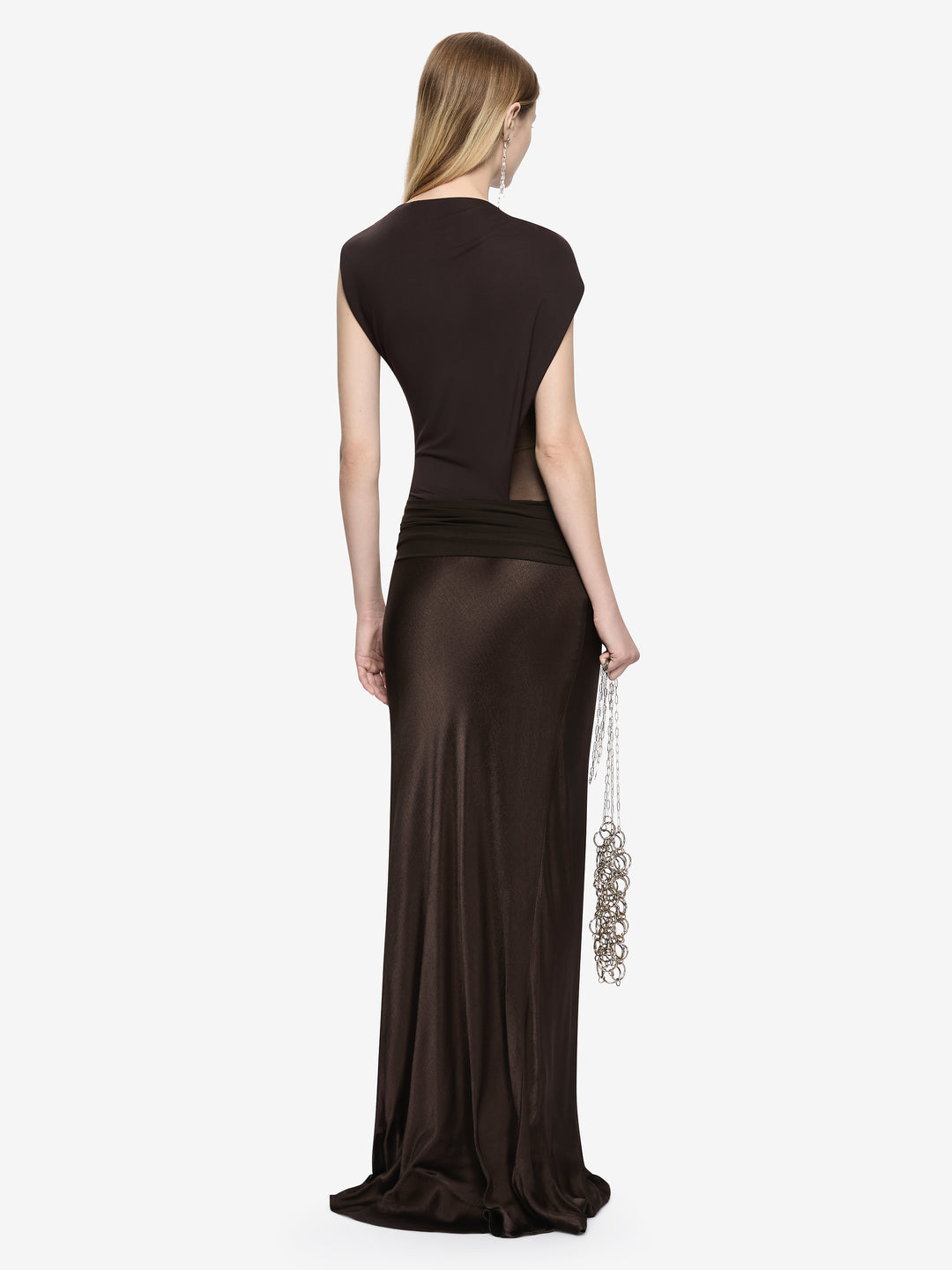 IDRAS MAXI DRESS - DARK CHOC/ESPRESSO