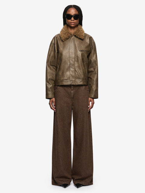 DAWSON BOMBER - OLIVE