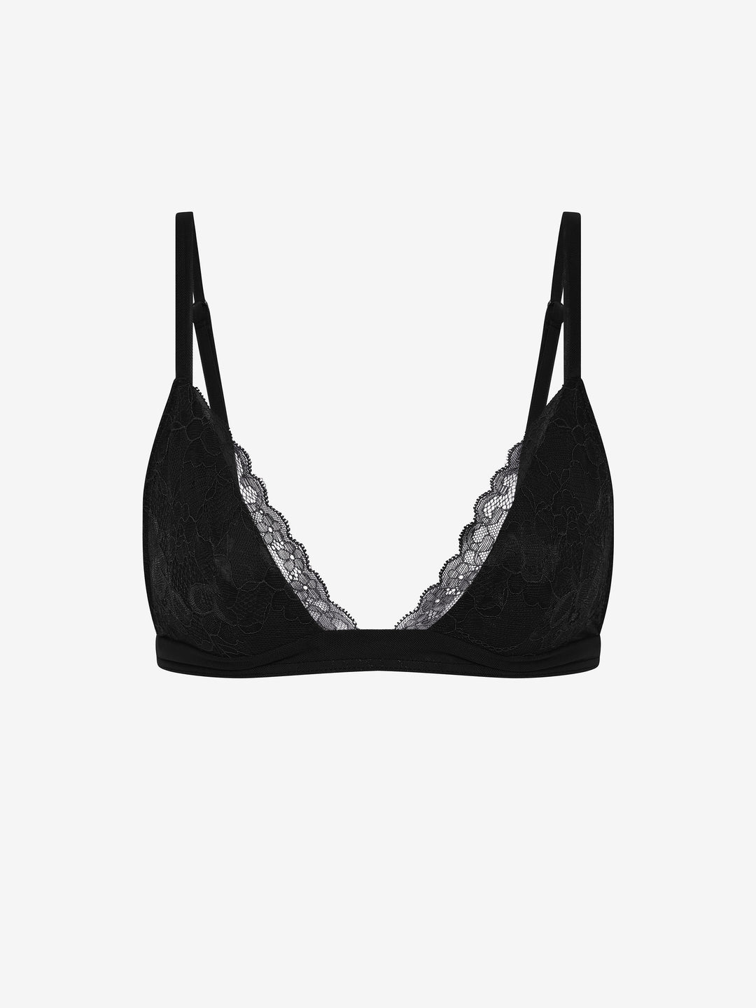 FLEUR BRALETTE  - BLACK