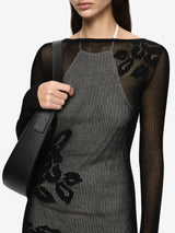 KORALI MINI DRESS - BLACK/IVORY