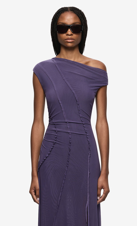 DELILA MAXI DRESS - AMETHYST