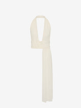EVA DRAPE TOP - SNOW
