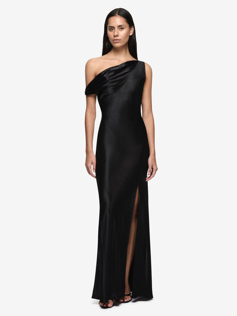 SOL ASYM DRESS - BLACK