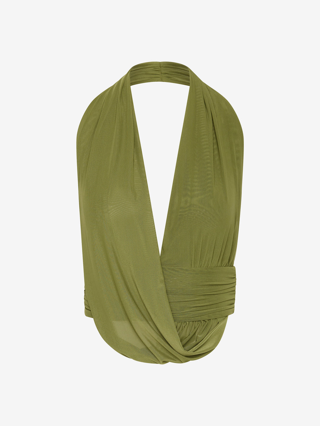 IRIS HALTER TOP  - FERN