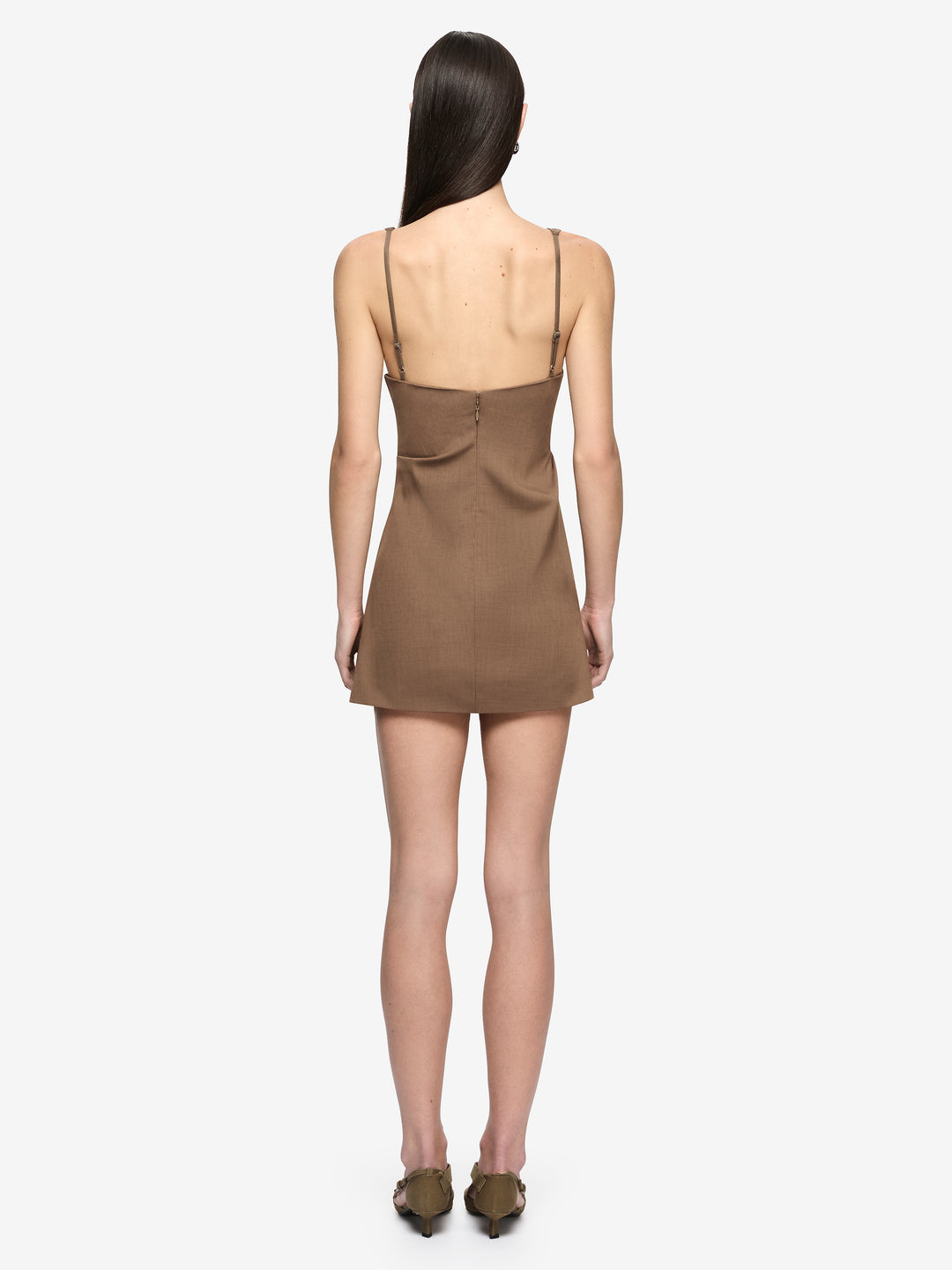 MALIK MINI DRESS - TAUPE