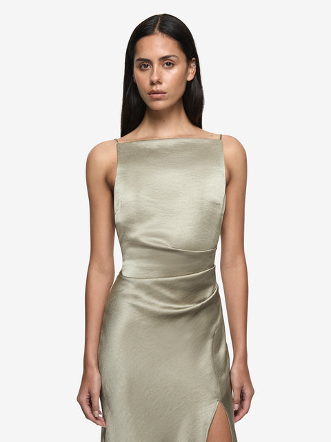THE DREAMER MAXI DRESS - SAGE