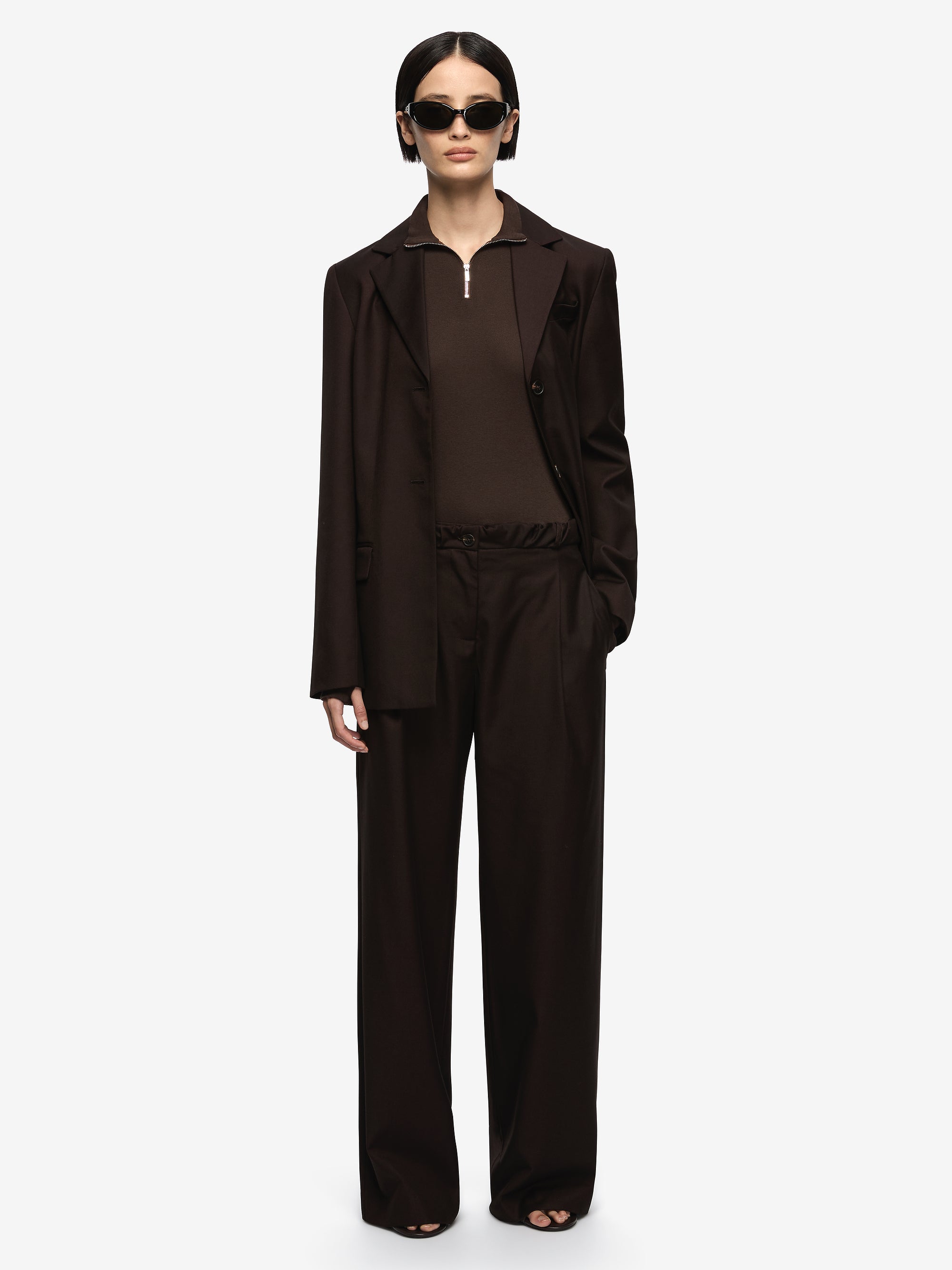 EDDIE PANT - DARK CHOCOLATE – BEC + BRIDGE US